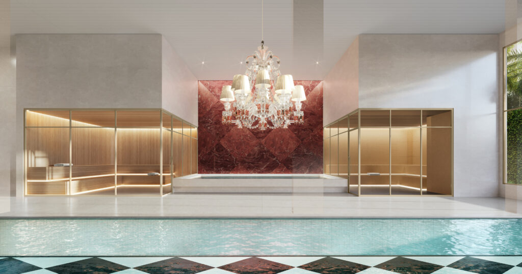 Spa E Saunas Do Le Six Residences, Perspectiva Ilustrada